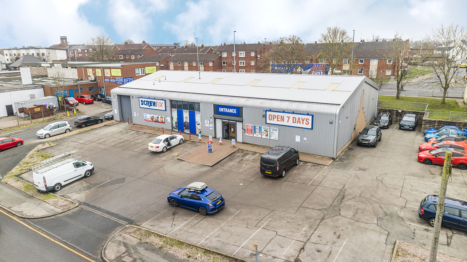 Screwfix, Unit 1, Greyfriars Place<br>Greyfriars Road (A34)<br>Stafford<br>Staffordshire<br>ST16 2SD